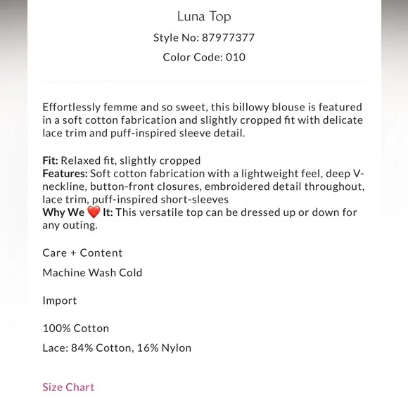 Free People Luna Top Pink NWOT - Picture 4 of 9